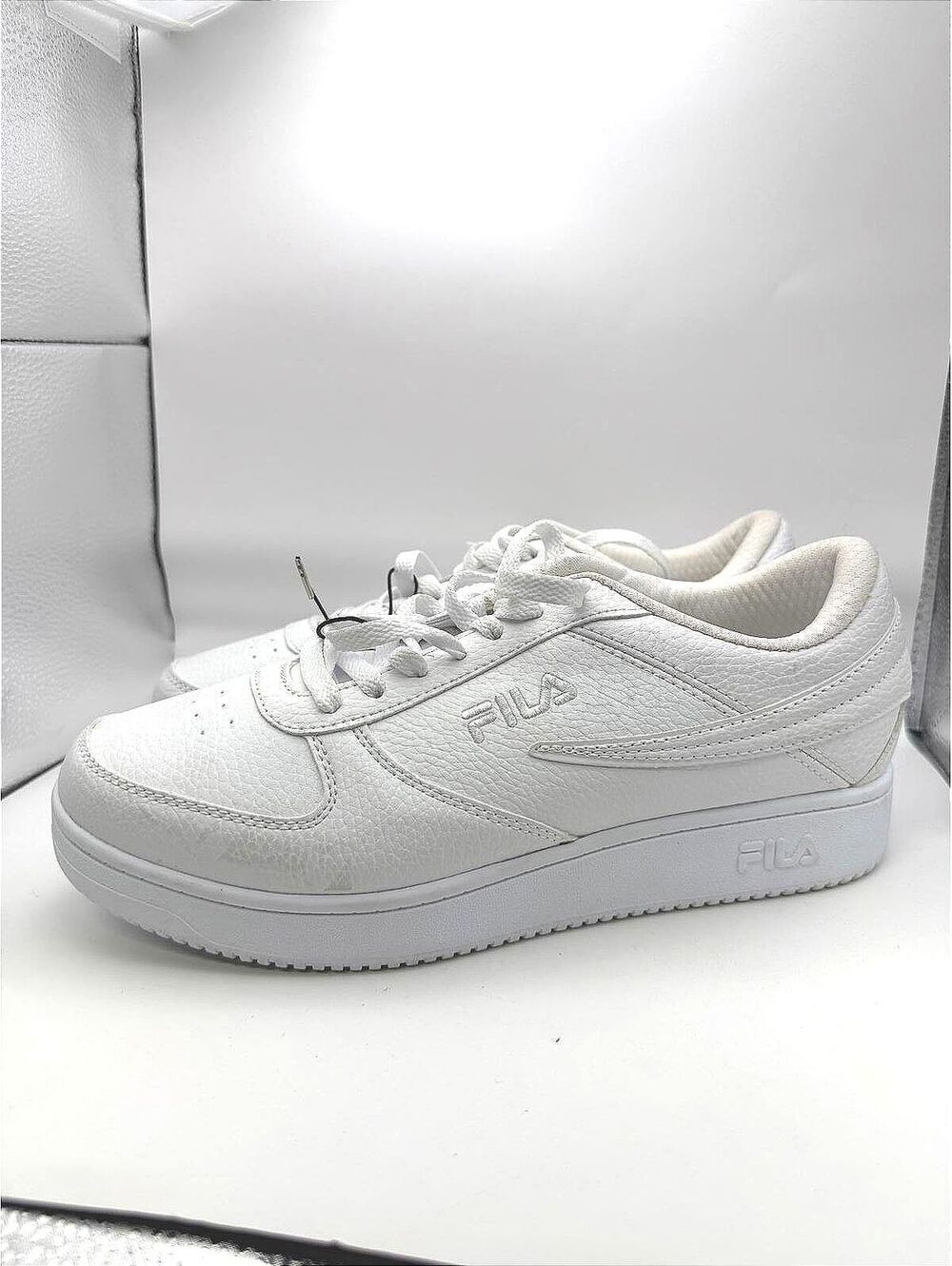 Fila White Leather Sneakers Fila A-Low Men's 9